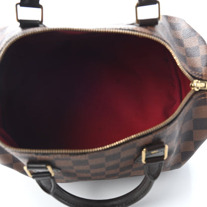 Louis Vuitton Damier Ebene Speedy 30 5 of 9