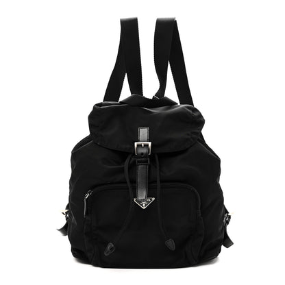 Prada Tessuto Nylon Vela Cinch Backpack Black 1 of 9