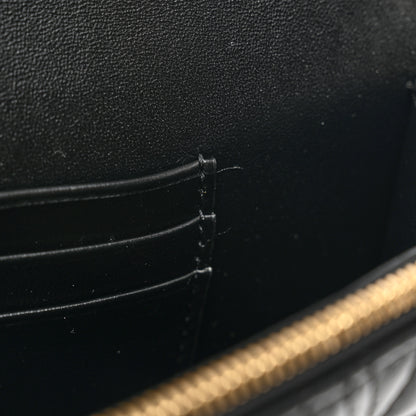 Versace Nappa Quilted Virtus Clutch Bag Black 10 of 10