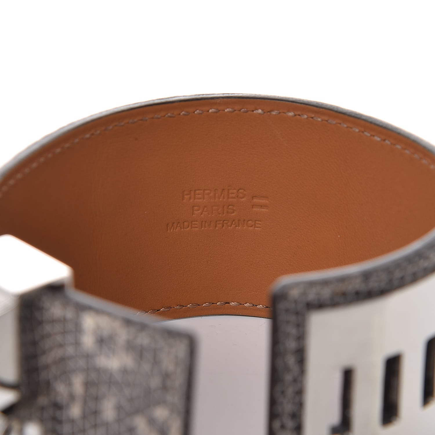Hermes Lizard Collier De Chien CDC Bracelet S Ombre 5 of 7