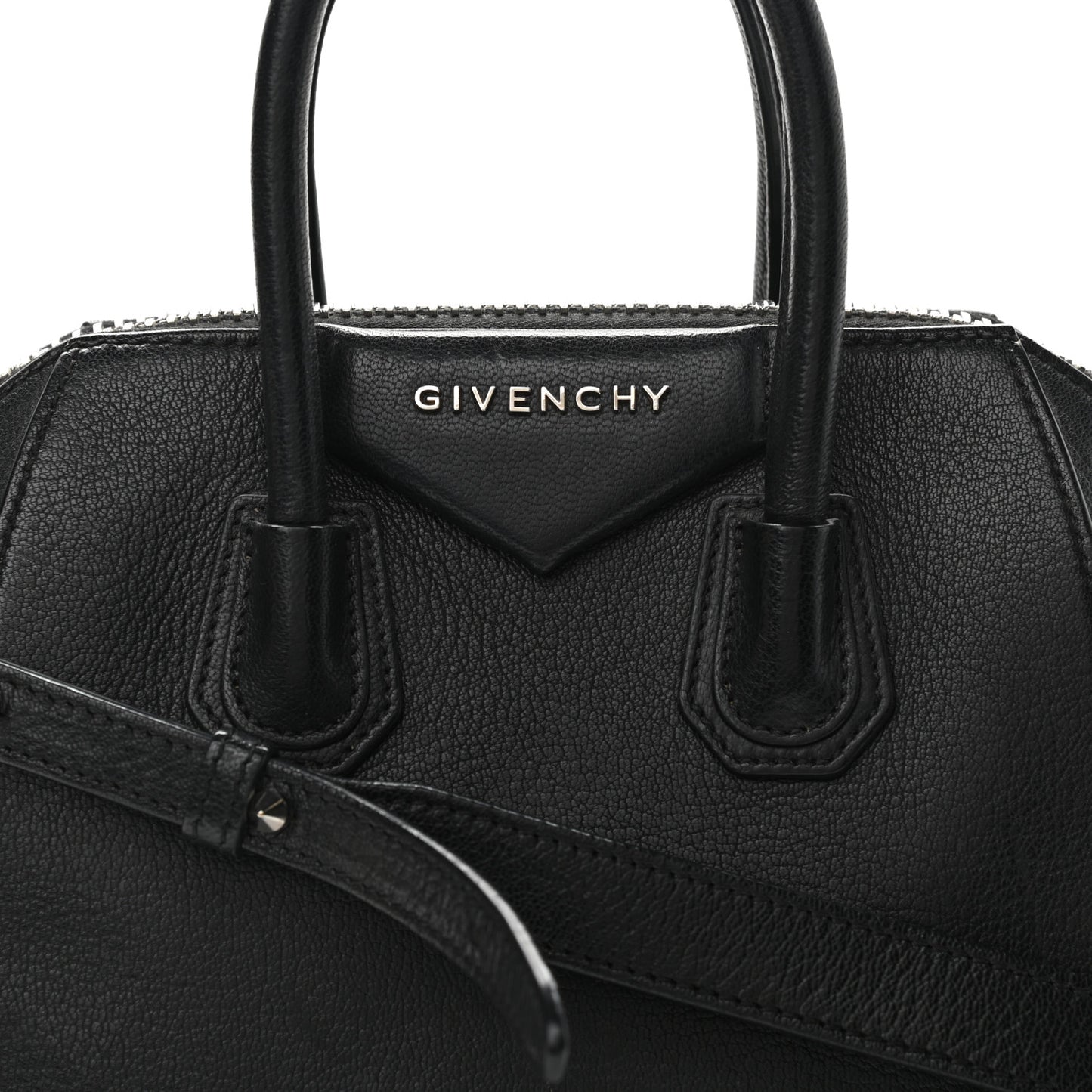 Sugar Goatskin Mini Antigona Black