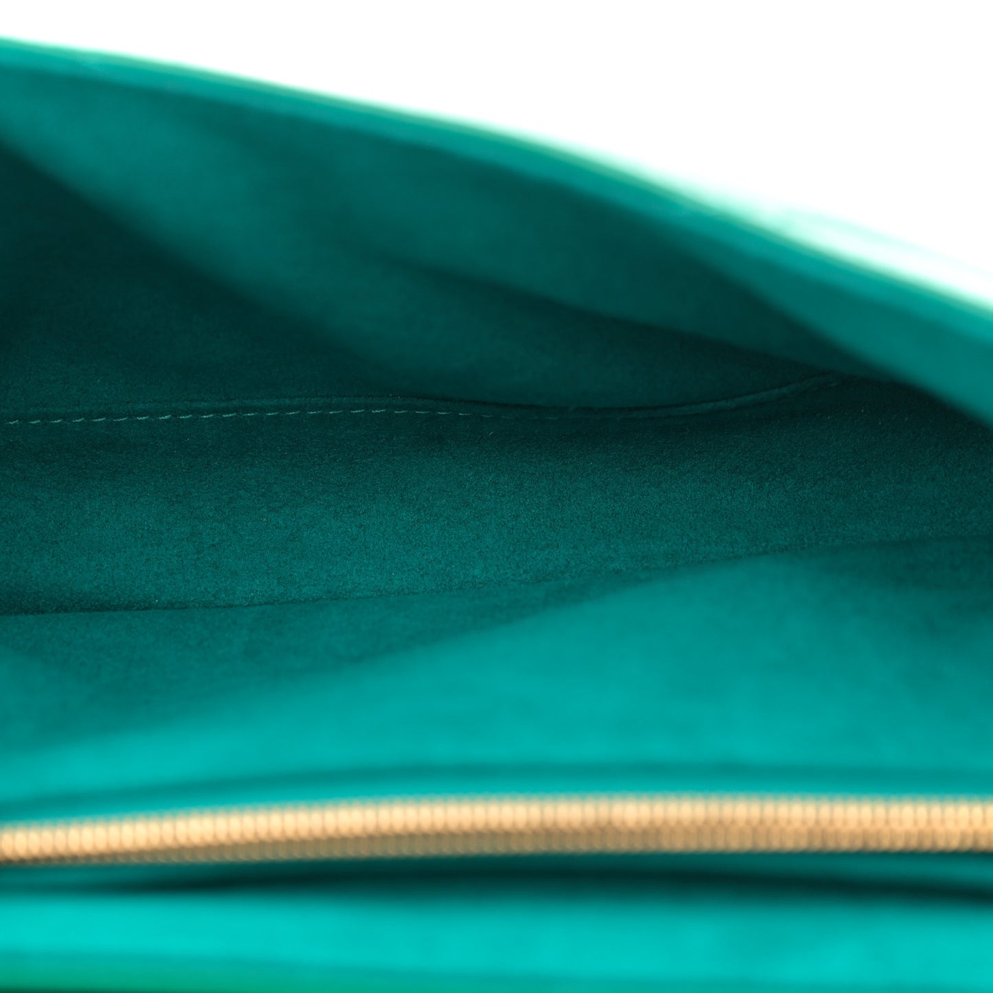 Calfskin New Wave Chain Bag MM NM Emerald
