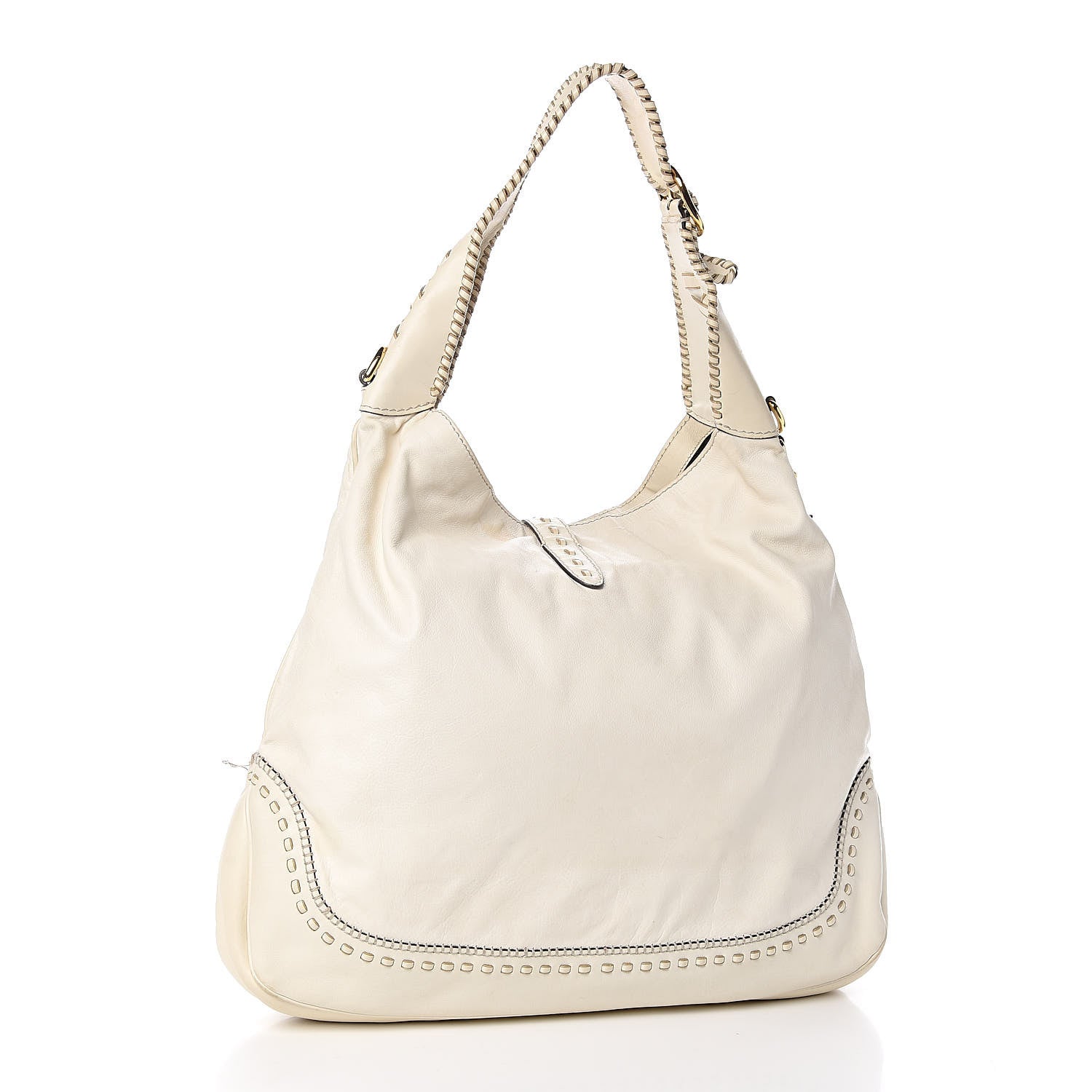 Gucci Calfskin Large New Jackie Hobo Off White 3 of 16