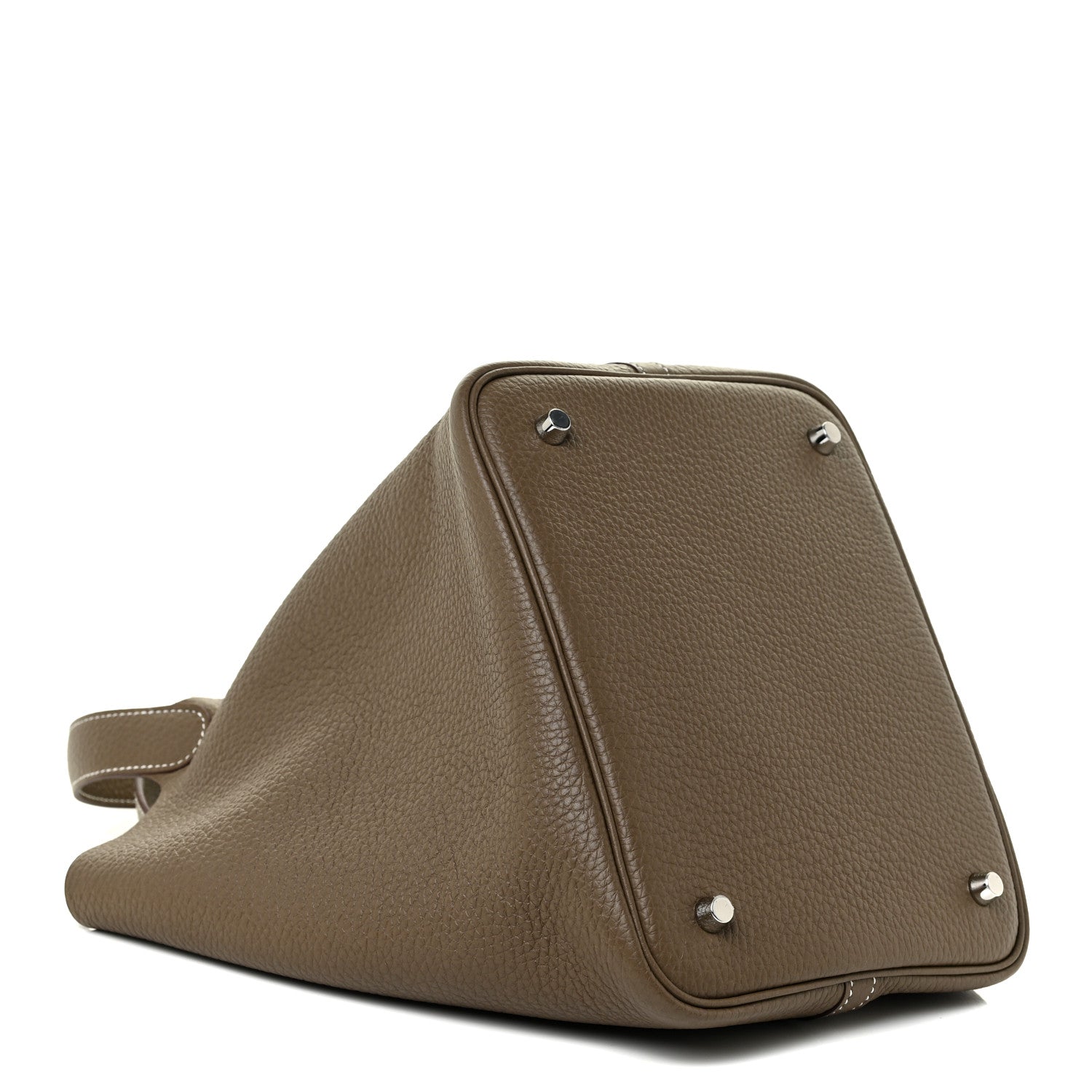 Hermes Taurillon Clemence Picotin Lock 22 MM Etoupe 3 of 9