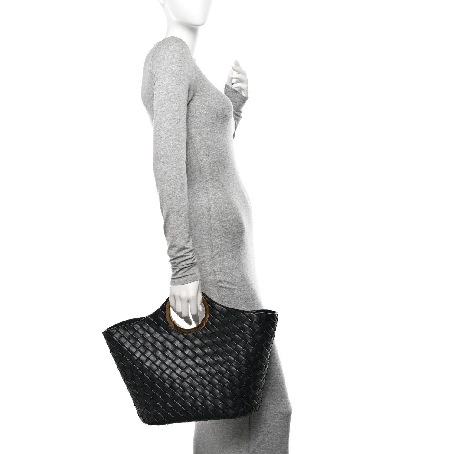 Bottega Veneta Calfskin Intrecciato Picnic Black 2 of 11