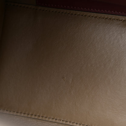 Fendi Vitello Seta Century Medium Peekaboo X-Lite Camelia Barolo 10 of 10