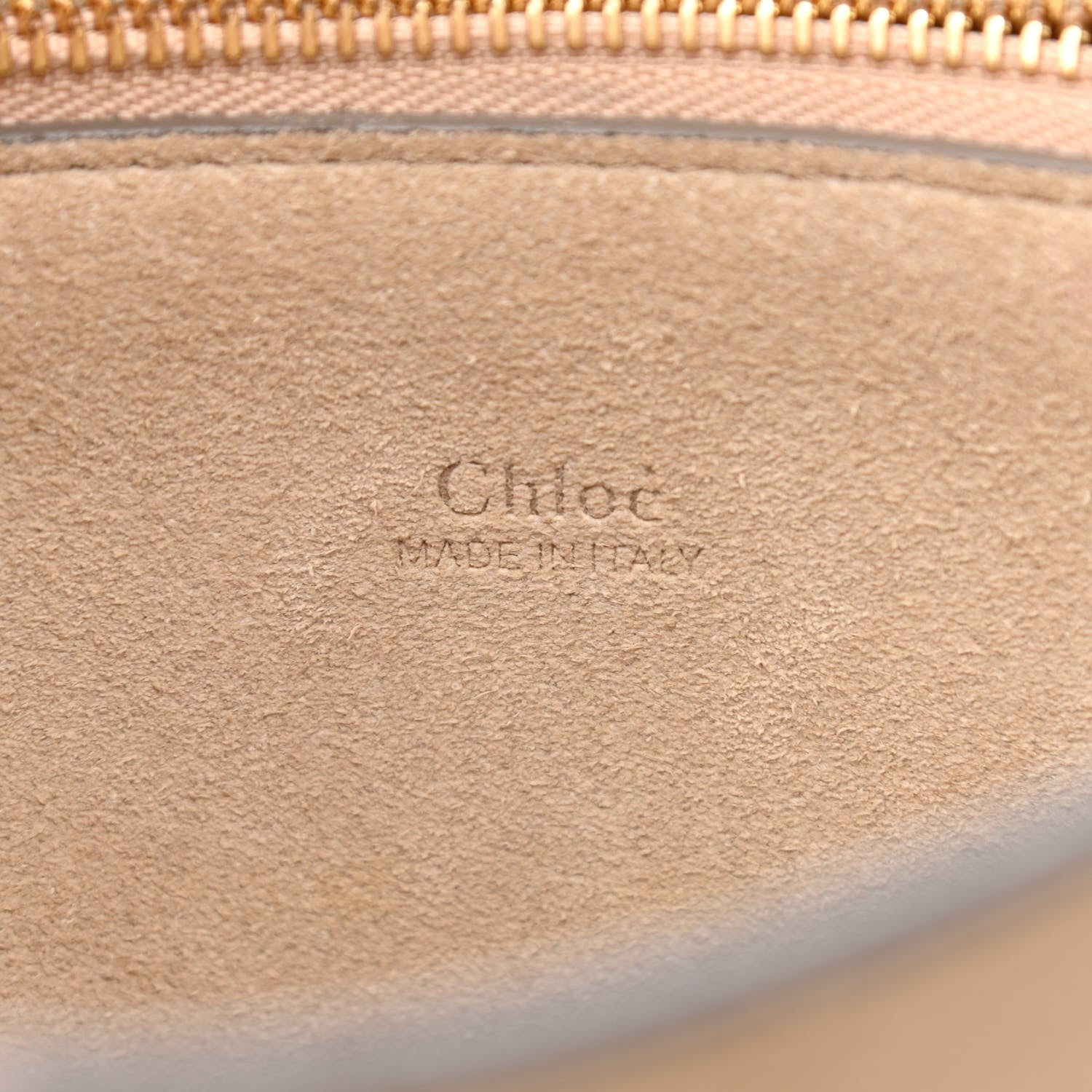 Chloe Suede Calfskin Medium Faye Shoulder Bag Tobacco 6 of 12