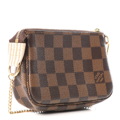 Louis Vuitton Damier Ebene Trunks and Locks Mini Pochette Accessories 2 of 8