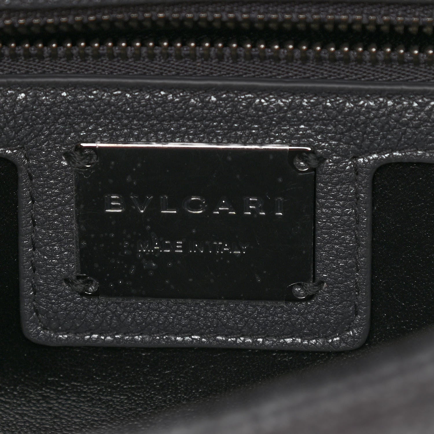 Bulgari Diamond Goatskin Matelasse Mini Serpenti Cabochon Crossbody Charcoal 6 of 9