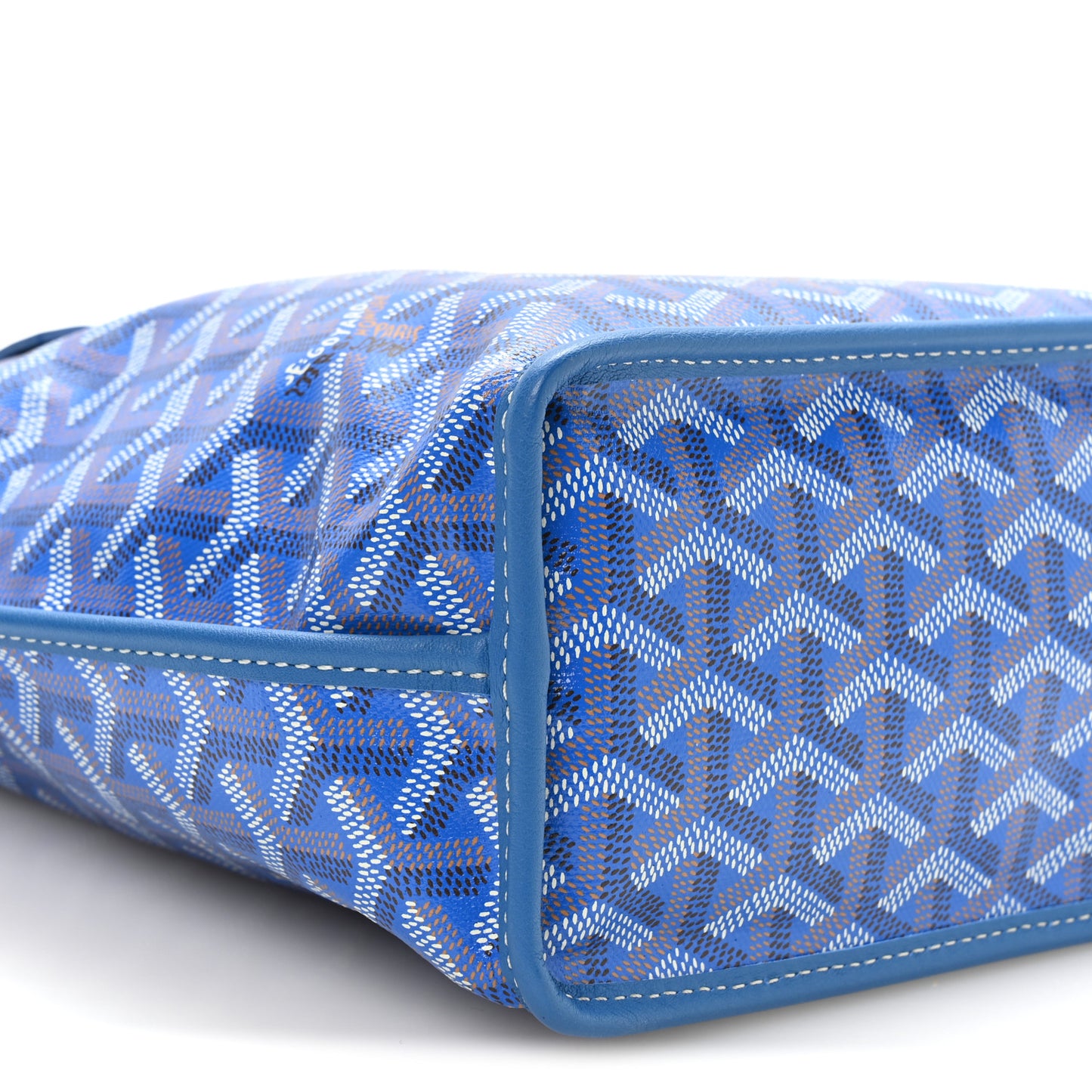 Goyardine Reversible Mini Anjou Sky Blue
