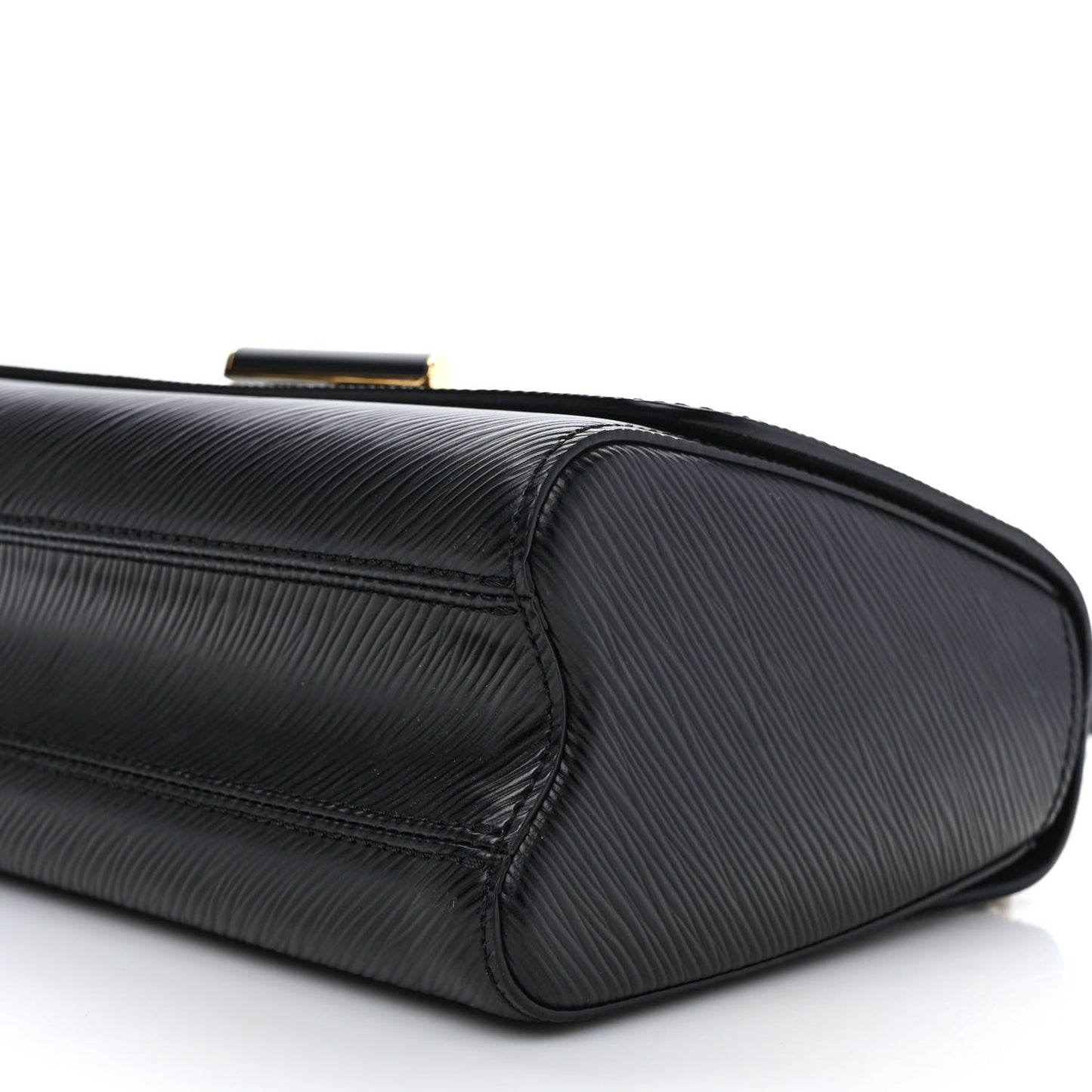Epi Twist Shoulder Bag MM Matte Black Gold