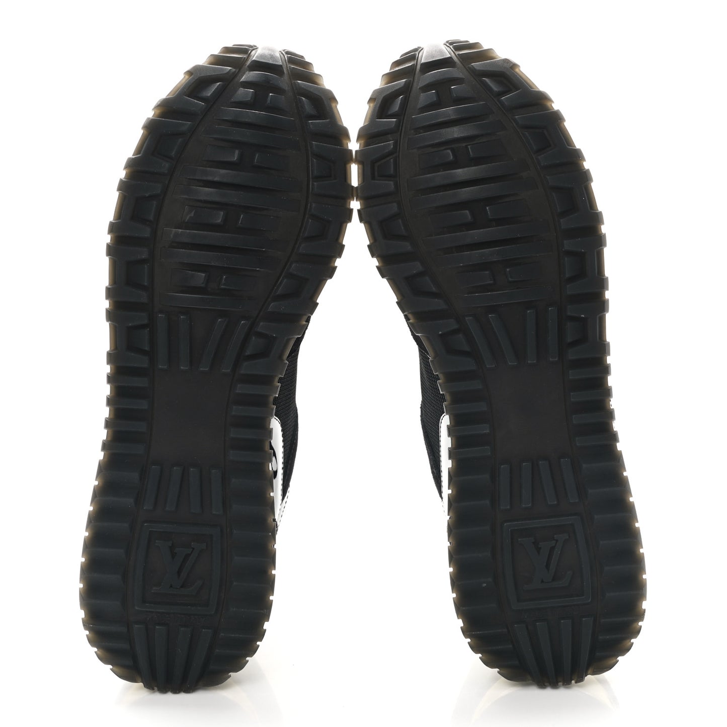 Suede Monogram Run Away Sneakers 37 Black