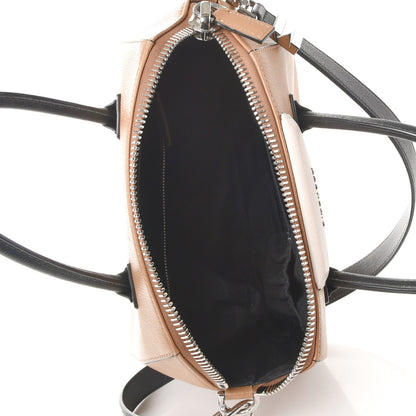 Givenchy Sugar Goatskin Small Tri-Color Antigona Beige Black Brown 6 of 12