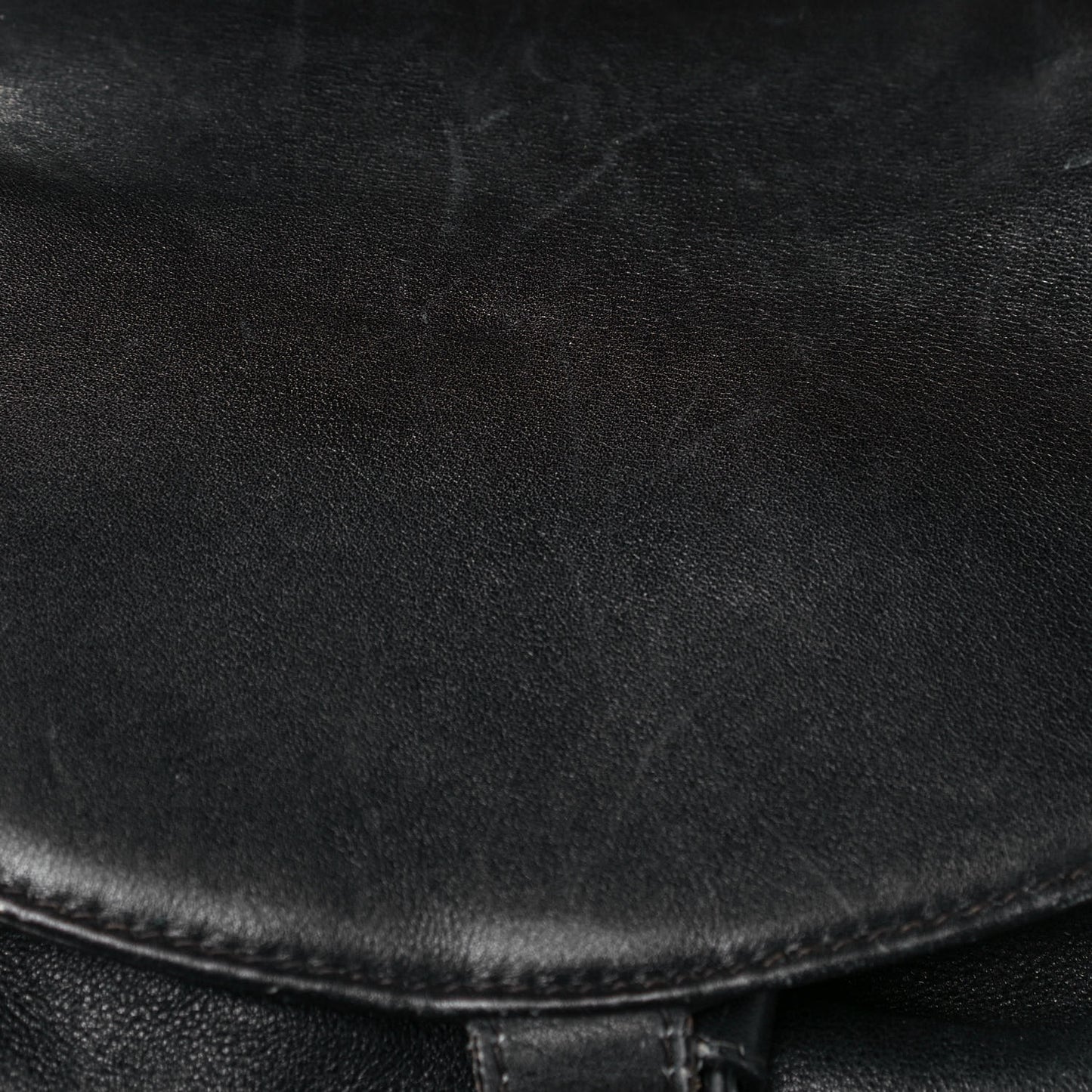 Calfskin Bamboo Backpack Black