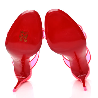 Christian Louboutin PVC Just Loubi 85 Sandals 36.5 Fuchsia 5 of 7