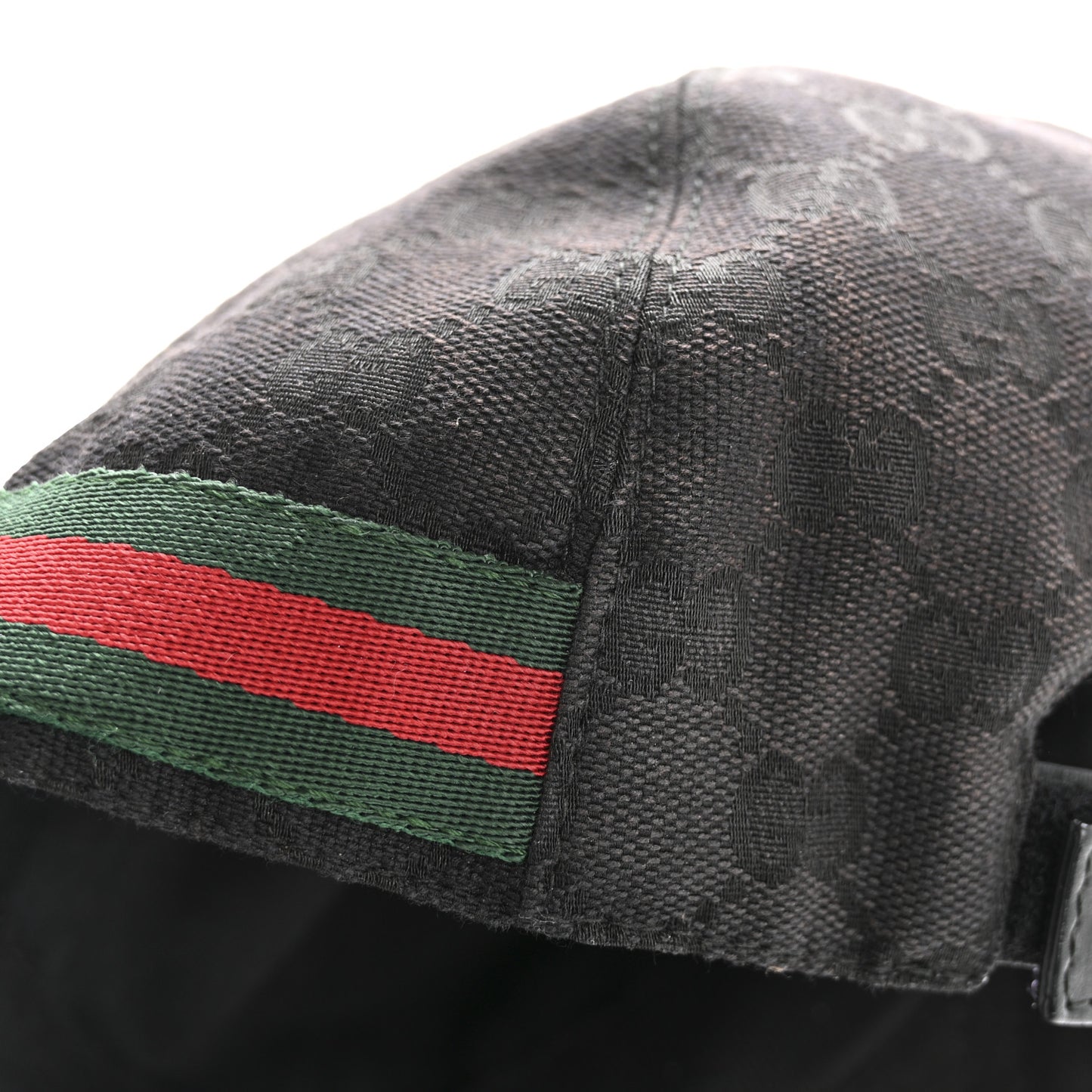 Monogram Web Baseball Hat L Black