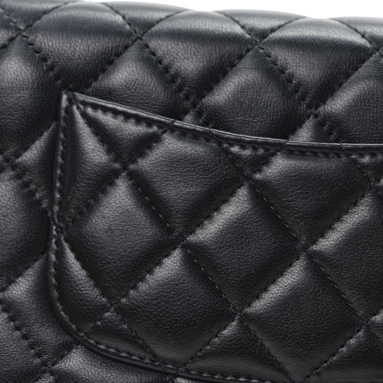 Chanel Lambskin Quilted Coco Clips Wallet On Chain WOC Black 12 of 13
