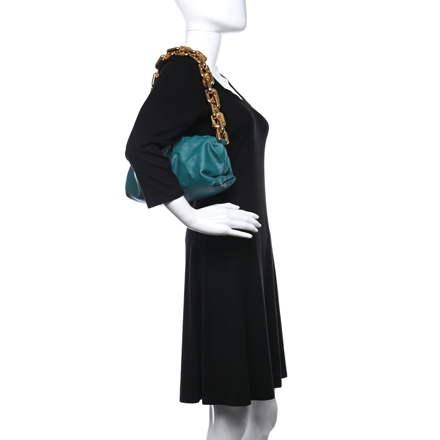 Calfskin The Pouch Chain Mallard