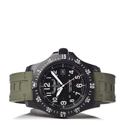 Breitling Breitlight Rubber 45mm Colt Skyracer Automatic Watch Green X74320 3 of 8