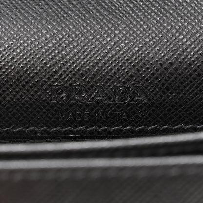 Prada Saffiano Lock Bag Black 5 of 8