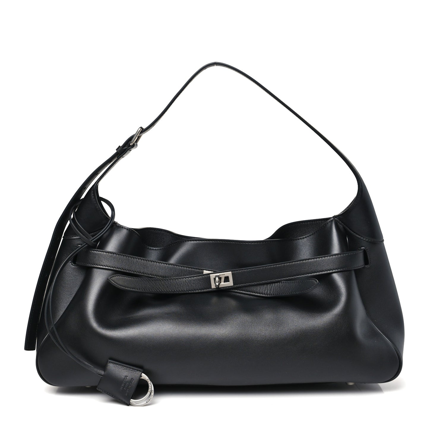 Smooth Calfskin Medium Bel Air Shoulder Bag Black