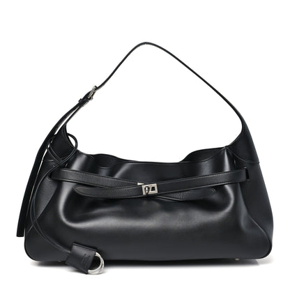 Balenciaga Smooth Calfskin Medium Bel Air Shoulder Bag Black 1 of 8