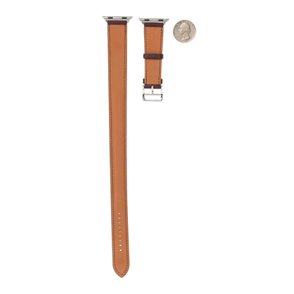 Hermes Swift 38mm Apple Watch Double Tour Band Bordeaux 2 of 5