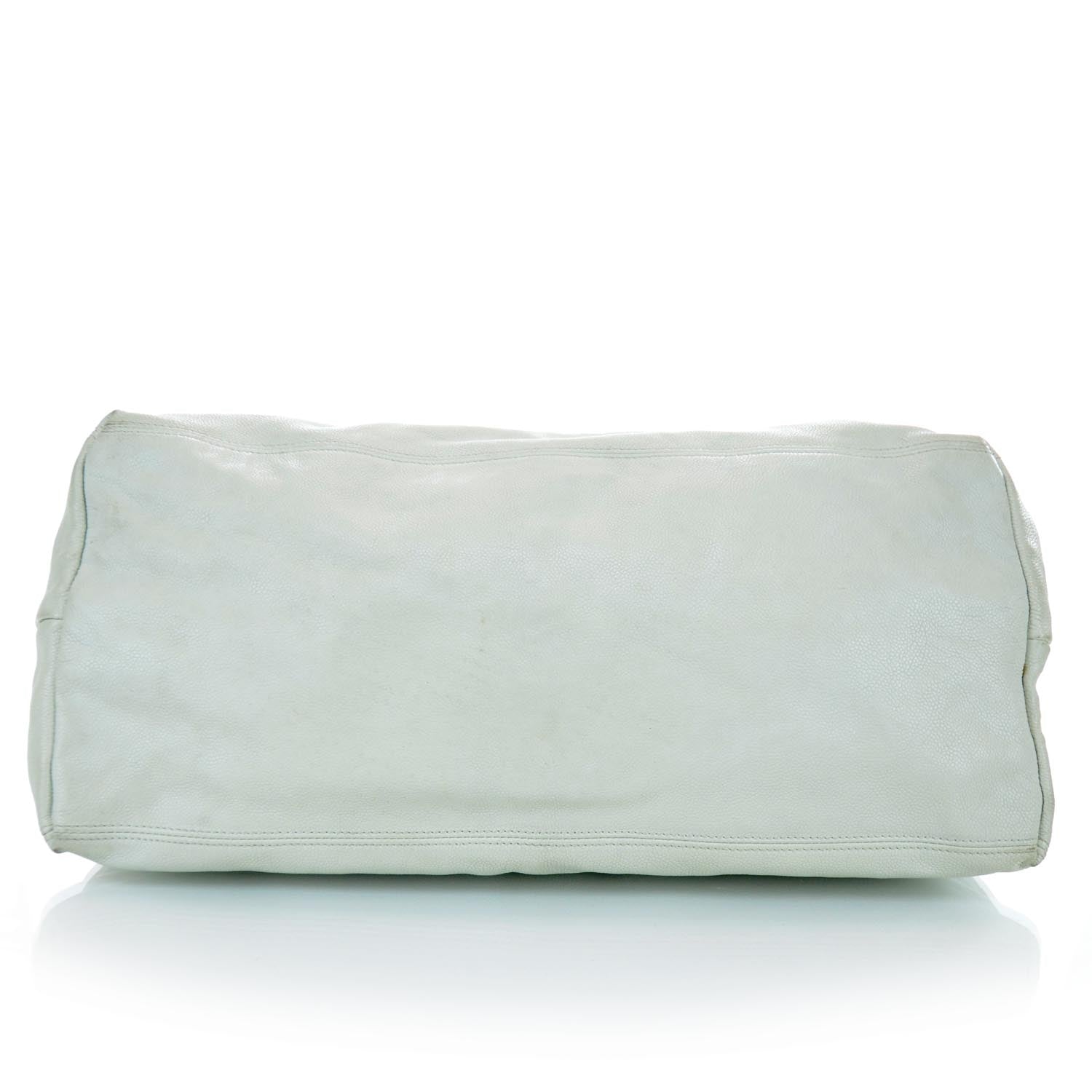 Chanel Caviar Coco Cabas White 6 of 11