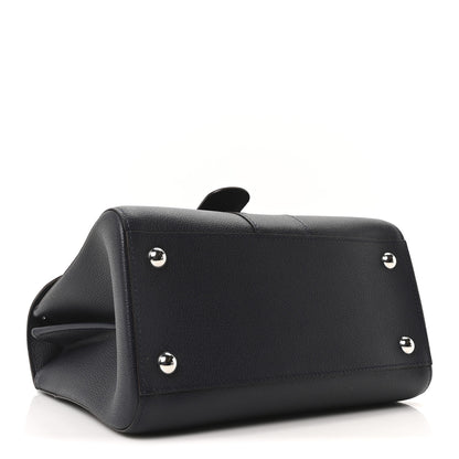 Delvaux Grained Calfskin PM Brillant Satchel Midnight 5 of 11