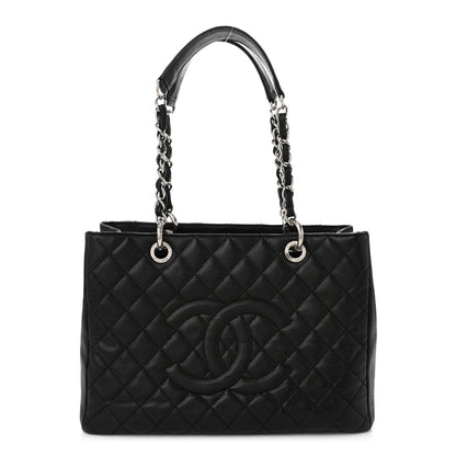 Chanel Caviar Quilted Grand Shopping Tote GST Black 1 of 10