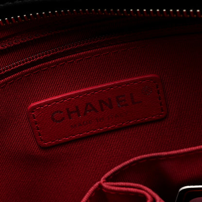 Chanel Aged Calfskin Quilted Large Gabrielle Hobo Black 6 of 10