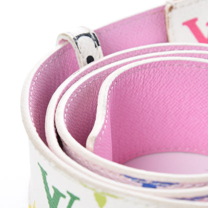 Louis Vuitton Monogram Multicolor Trunks and Bags Belt 80 32 White 7 of 10