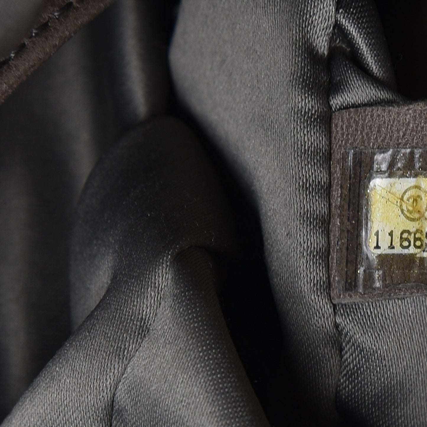 Lambskin Quilted Padded Envelope Flap Black