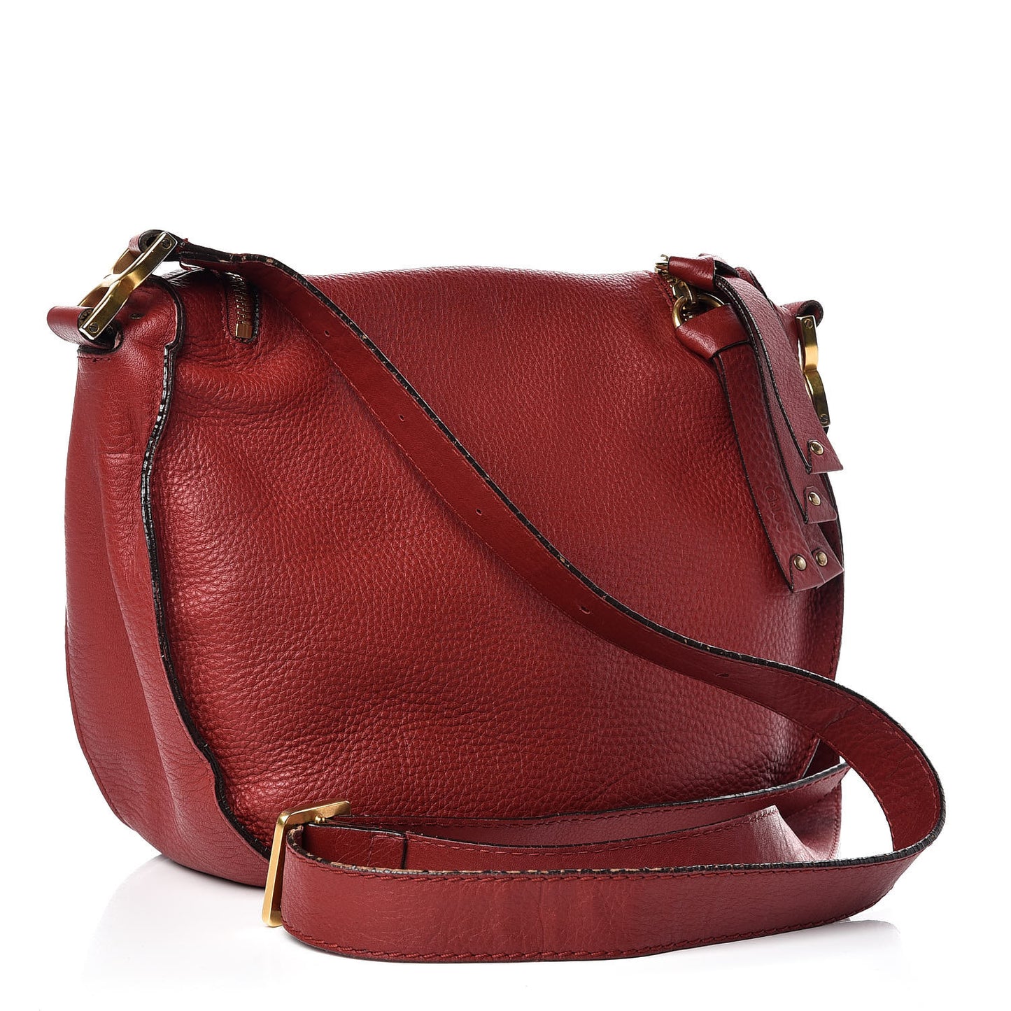 Calfskin Medium Marcie Crossbody BagBerry Cupcake