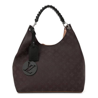 Louis Vuitton Mahina Carmel Hobo Chocolate 1 of 9
