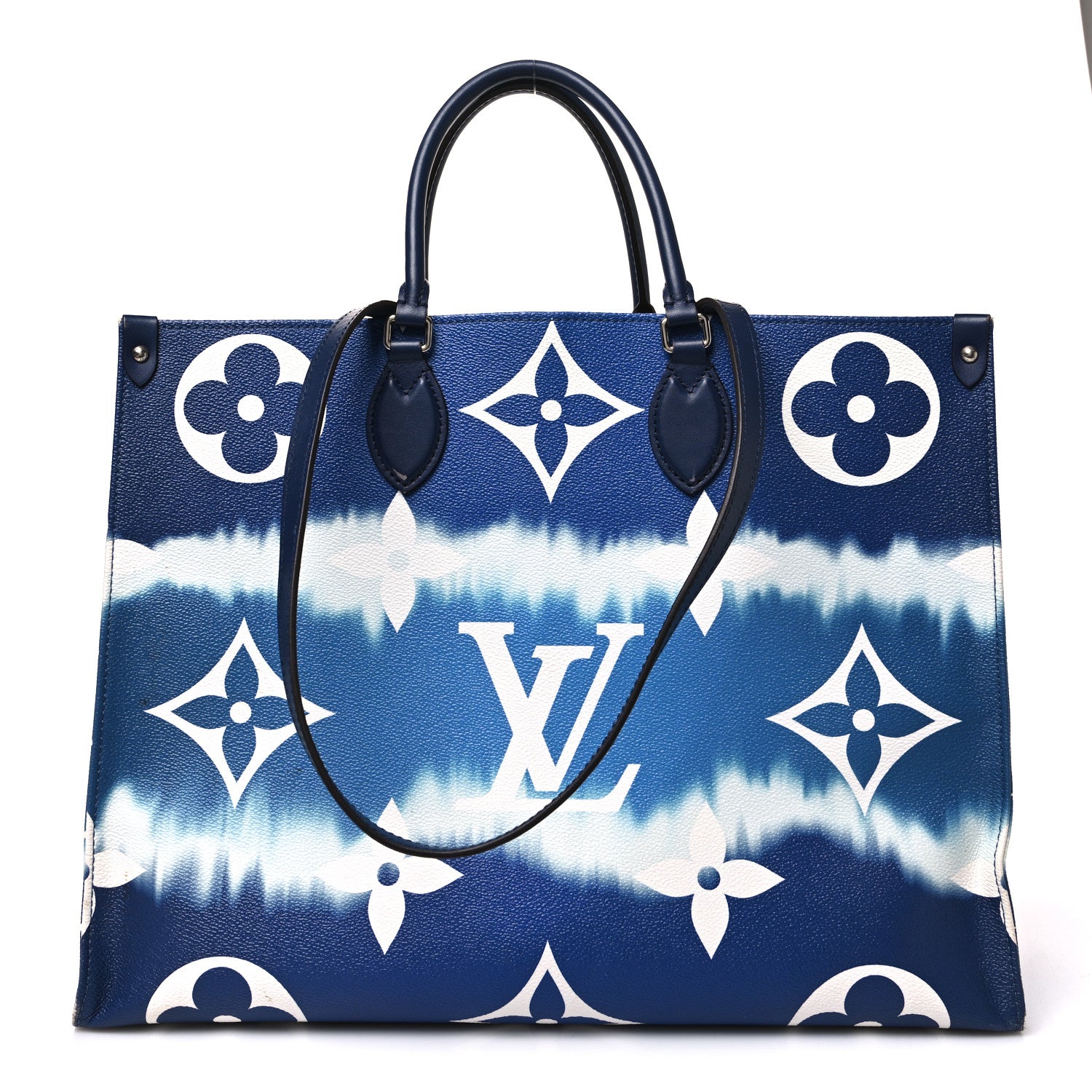 Louis Vuitton Monogram Escale Onthego GM Blue 1 of 11