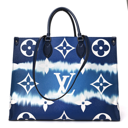 Louis Vuitton Monogram Escale Onthego GM Blue 1 of 11
