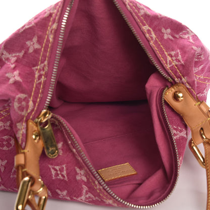 Louis Vuitton Denim Baggy GM Fuchsia 5 of 7