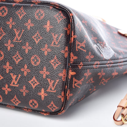 Louis Vuitton Catogram Neverfull MM Marron 10 of 14