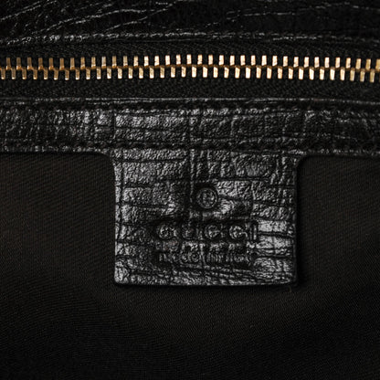 Gucci Monogram Large Horsebit Chain Hobo Dark Brown 6 of 7