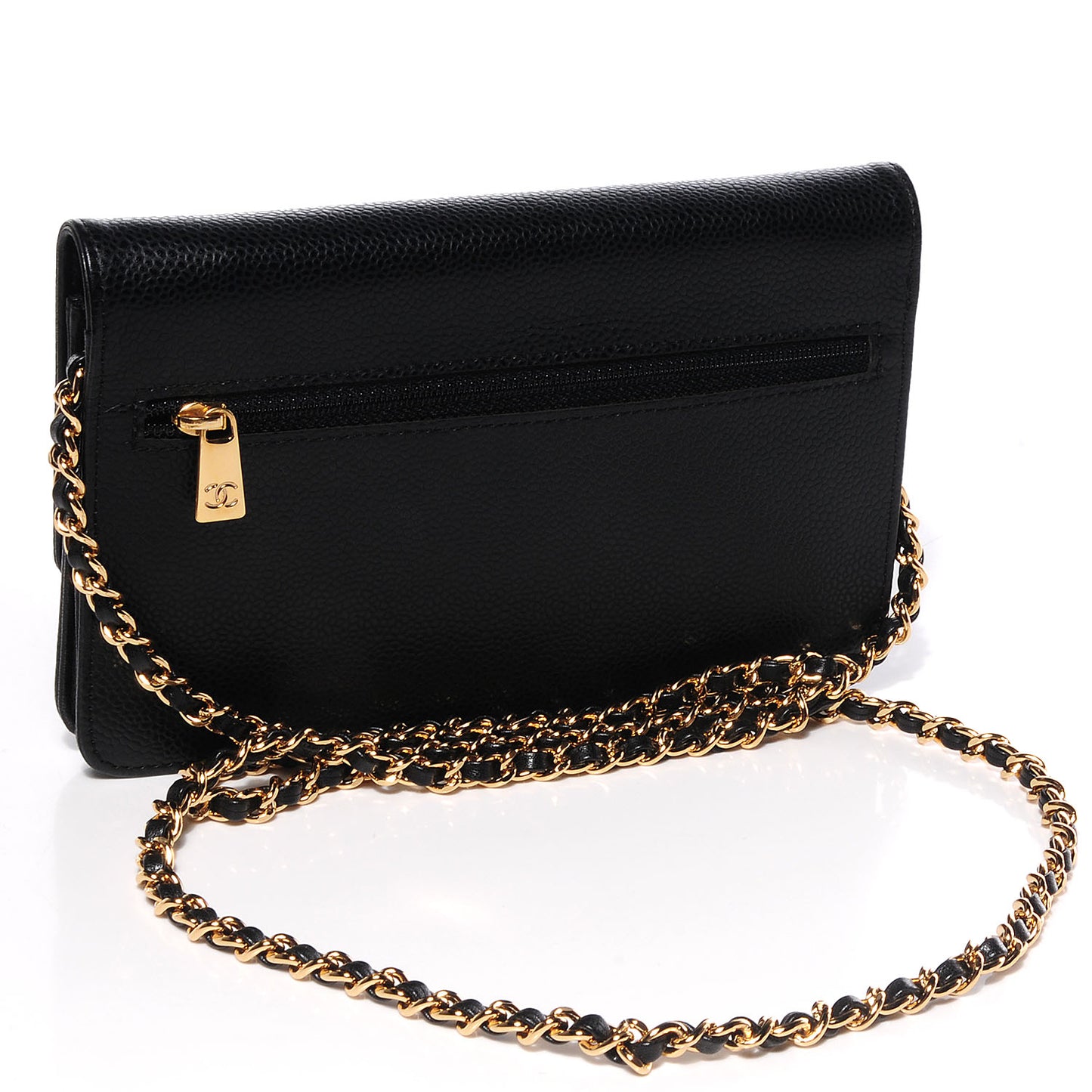 Caviar Timeless CC Wallet on Chain WOC Black