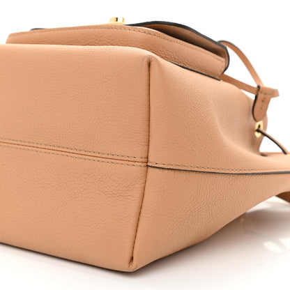 Louis Vuitton Calfskin Lockme Bucket MM Arizona Beige 7 of 7