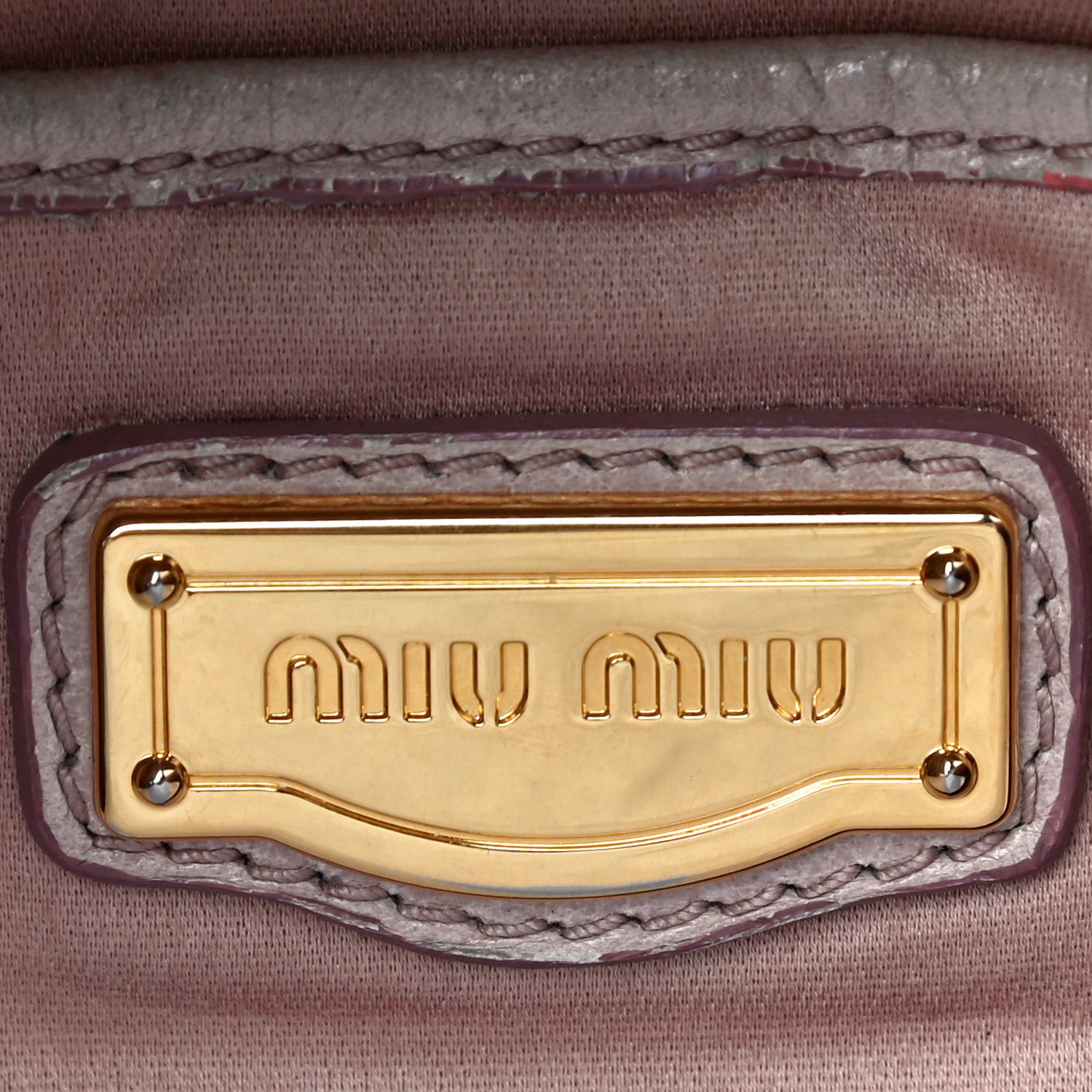 Miu Miu Vitello Lux Large Bow Bag Mughetto 9 of 33