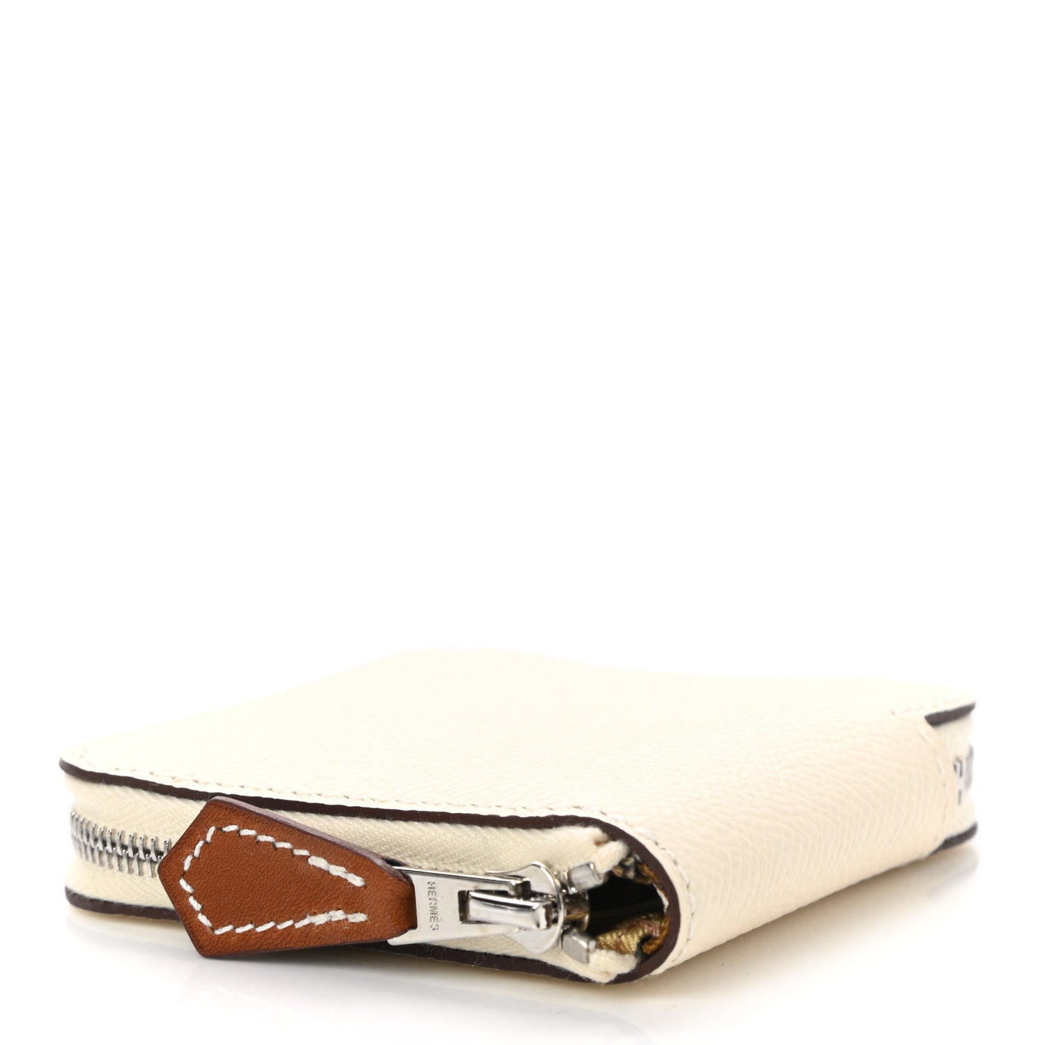 Hermes Epsom Silk'in Coin Purse Nata 4 of 7