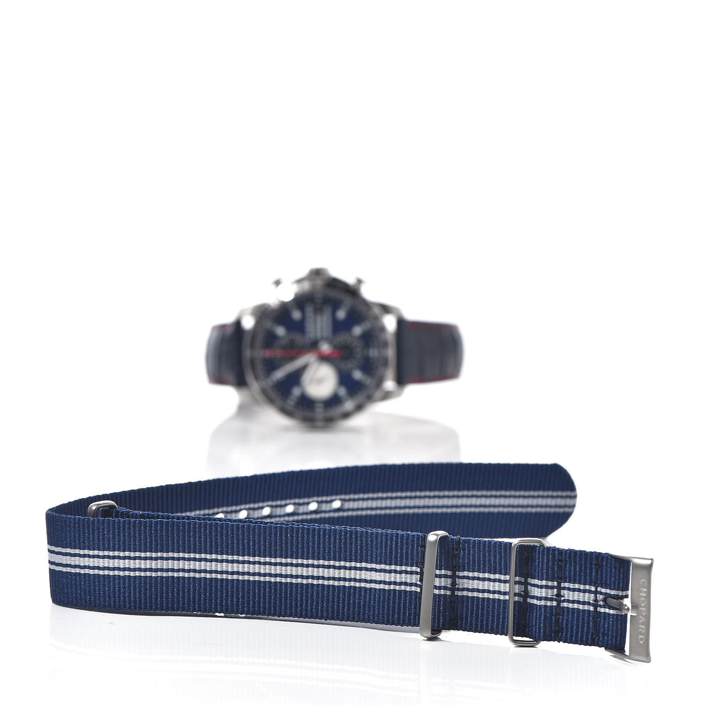 Stainless Steel Alligator 46mm Grand Prix de Monaco Historique Automatic Watch Blue