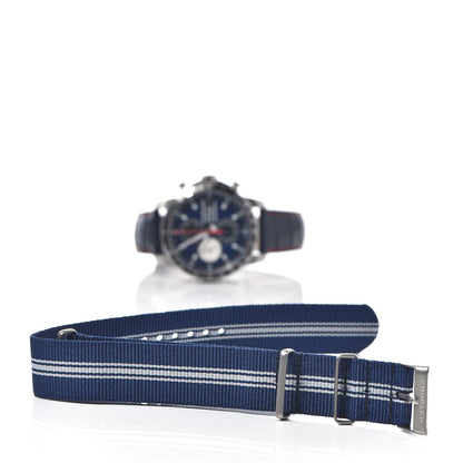 Chopard Stainless Steel Alligator 46mm Grand Prix de Monaco Historique Automatic Watch Blue 9 of 10