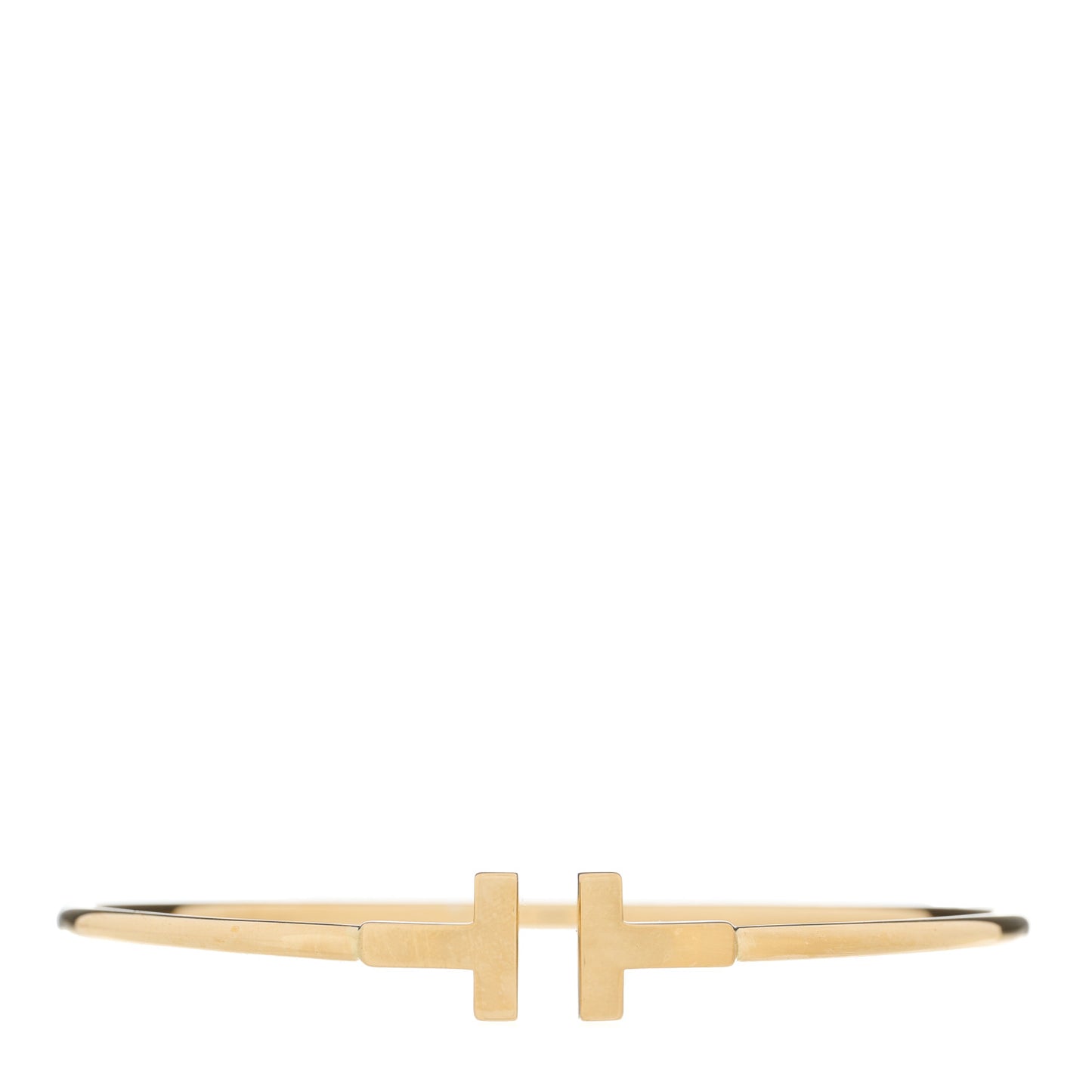 18K Yellow Gold T Wire Bracelet