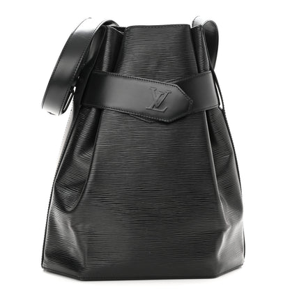 Louis Vuitton Epi Sac D'Epaule GM Black 1 of 10