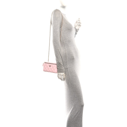 Chanel Caviar Quilted Small Vanity Case With Chain Pink 2 of 10