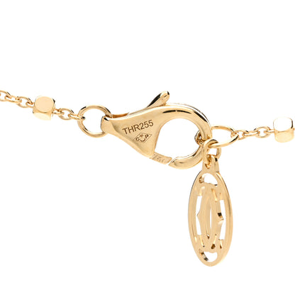 Cartier 18K Yellow Gold Cube Chain Necklace 5 of 6